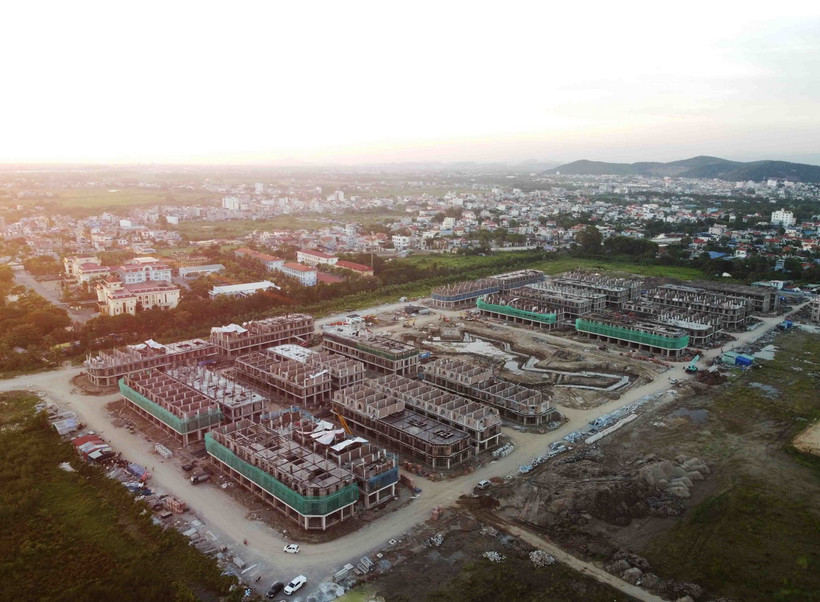 Khu đô thị Bắc sông Cấm. (Ảnh: Vũ Sinh/TTXVN) 