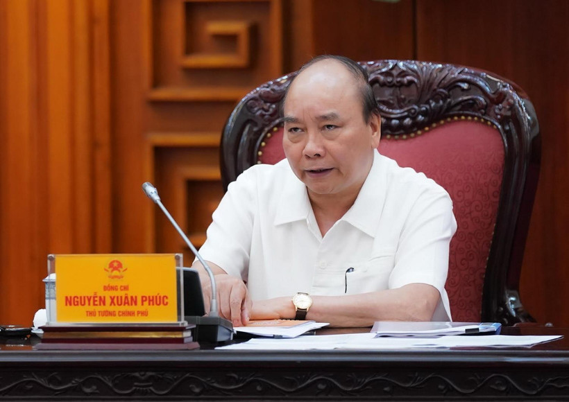 Thủ tướng Nguyễn Xuân Phúc phát biểu. (Ảnh: Thống Nhất/TTXVN)