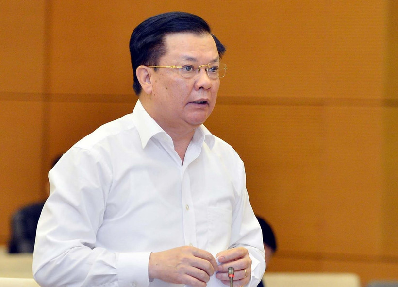 Bộ trưởng Bộ Tài chính Đinh Tiến Dũng. (Ảnh: Trọng Đức/TTXVN)