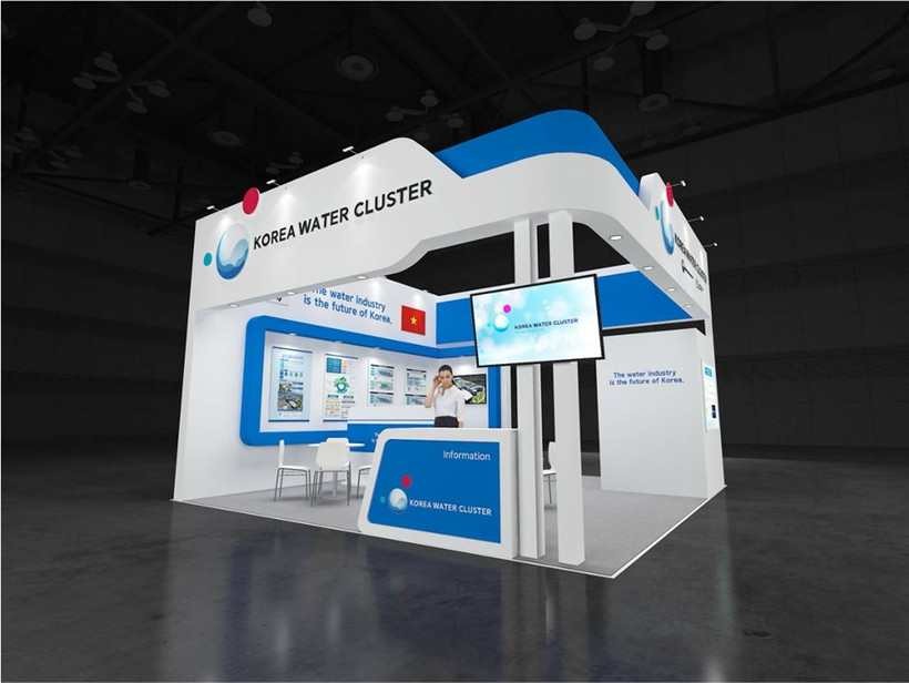 Mô hình gian hàng của KWC tại ENTECH 2024