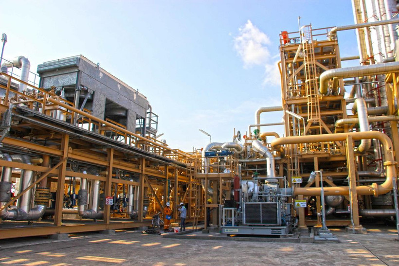 Nhà máy xử lý khí Cà Mau. (Ảnh: Huỳnh Thế Anh/TTXVN)