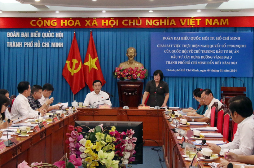 Quang cảnh buổi giám sát. (Ảnh: Tiến Lực/TTXVN)