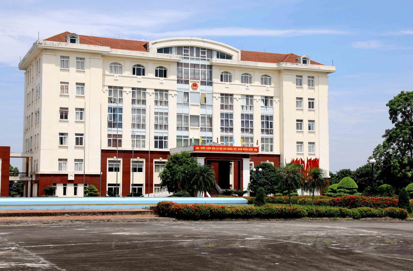Trụ sở UBND huyện Kiến Xương, tỉnh Thái Bình. (Ảnh: Thế Duyệt/TTXVN)