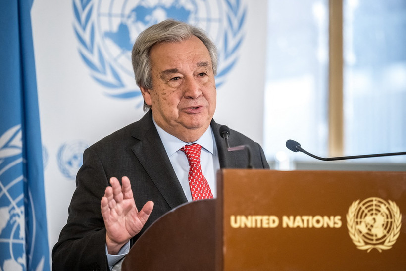 Tổng thư ký LHQ Antonio Guterres. (Ảnh: AFP/TTXVN)