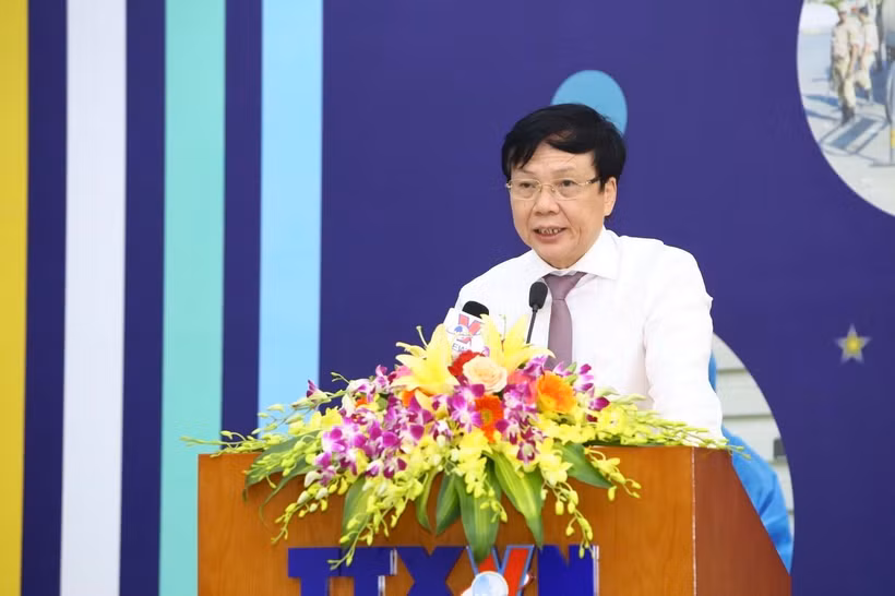 Phó Chủ tịch Thường trực Hội nhà báo Việt Nam Hồ Quang Lợi. (Ảnh: Minh Quyết/TTXVN)
