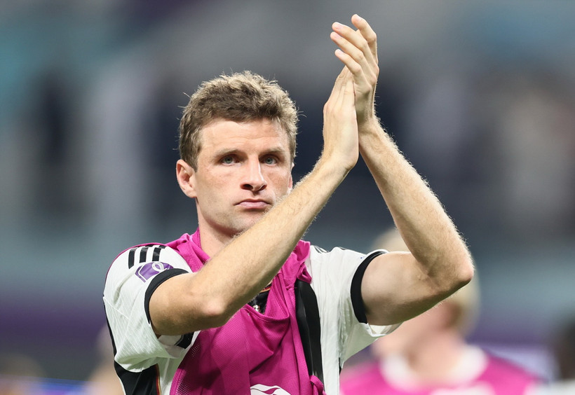 Tuyển thủ Đức Thomas Mueller. (Ảnh: THX/TTXVN)