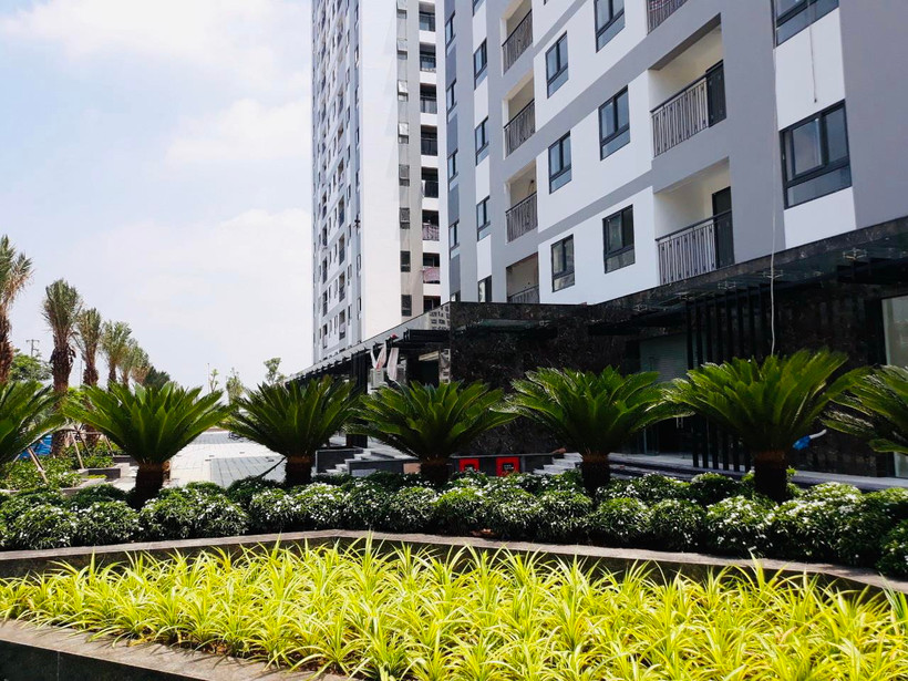 Dự án HanHomes Giang Biên (quận Long Biên, Hà Nội) được đầu tư xây dựng đồng bộ hệ thống hạ tầng kỹ thuật và xã hội. (Ảnh: Minh Nghĩa/Vietnam+)