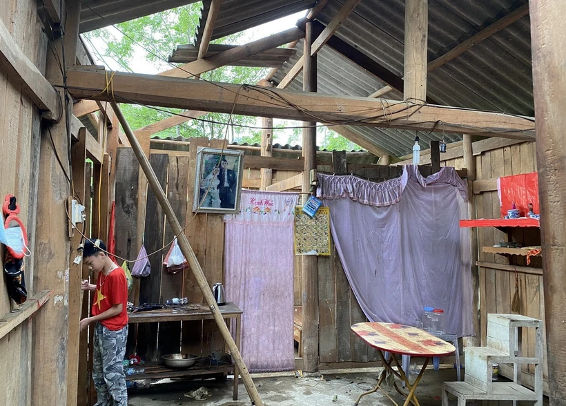 Do ảnh hưởng của rìa phía Nam rãnh áp thấp ở tỉnh Bắc Kạn xảy ra mưa dông kèm lốc sét, gió giật mạnh trên diện rộng. (Ảnh: TTXVN phát)