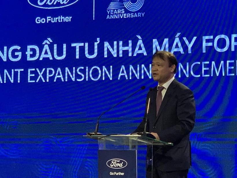 Thứ trưởng Bộ Công Thương Đỗ Thắng Hải phát biểu tại lễ công bố. (Ảnh: Mạnh Tú/TTXVN)