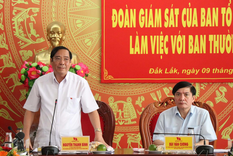 Ủy viên Trung ương Đảng, Phó Trưởng ban Thường trực Ban Tổ chức Trung ương Nguyễn Thanh Bình. (Ảnh: Tuấn Anh/TTXVN)