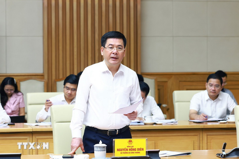 Bộ trưởng Bộ Công thương Nguyễn Hồng Diên. (Ảnh: TTXVN phát)