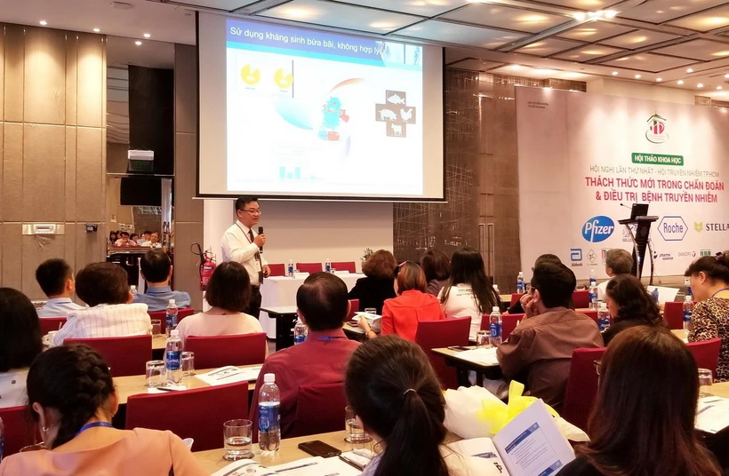 Quang cảnh buổi hội thảo. (Ảnh: Đinh Hằng/TTXVN)
