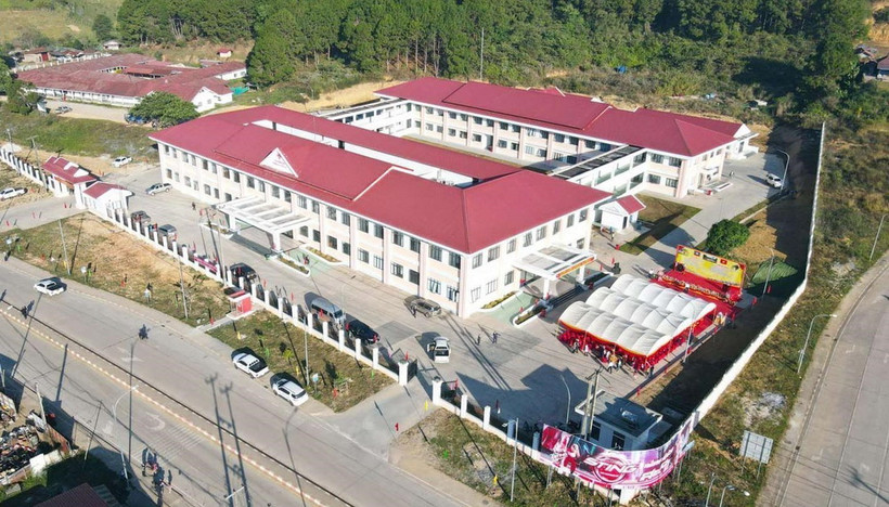 Bệnh viện Xaysomboun, Bắc Lào. (Ảnh: TTXVN phát)