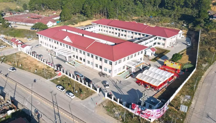 Bệnh viện Xaysomboun, Bắc Lào. (Ảnh: TTXVN phát)