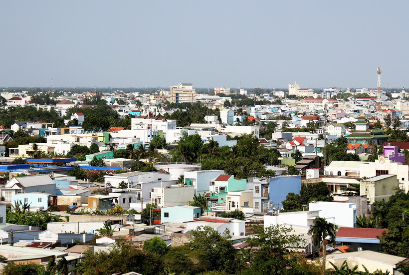 Bất động sản Tây Nam Bộ được đánh giá là thị trường nổi bật về biên độ lợi nhuận khi sở hữu mặt bằng giá thấp so với cả nước. (Ảnh: Hồng Đạt/TTXVN)