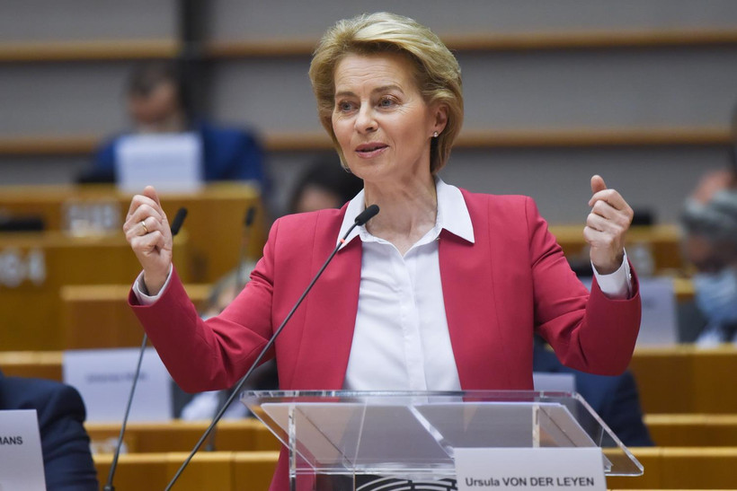 Chủ tịch Ủy ban châu Âu Ursula von der Leyen. (Ảnh: THX/TTXVN)