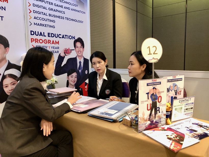 Doanh nghiệp Việt Nam-Thái Lan kết nối giao thương tại chương trình. (Ảnh: Mỹ Phương/TTXVN)