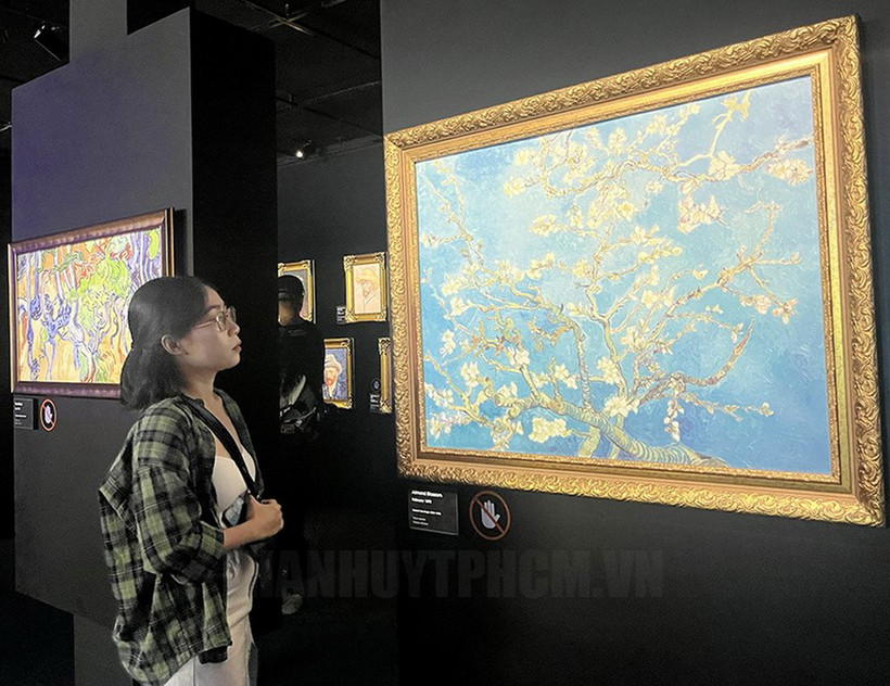 Du khách tham quan triển lãm. (Nguồn: Trang Thông tin Điện tử Đảng TP.HCM)