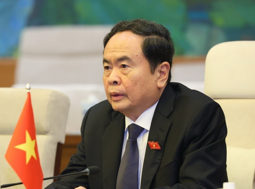 Chủ tịch Quốc hội Trần Thanh Mẫn. (Ảnh: Văn Điệp/TTXVN)