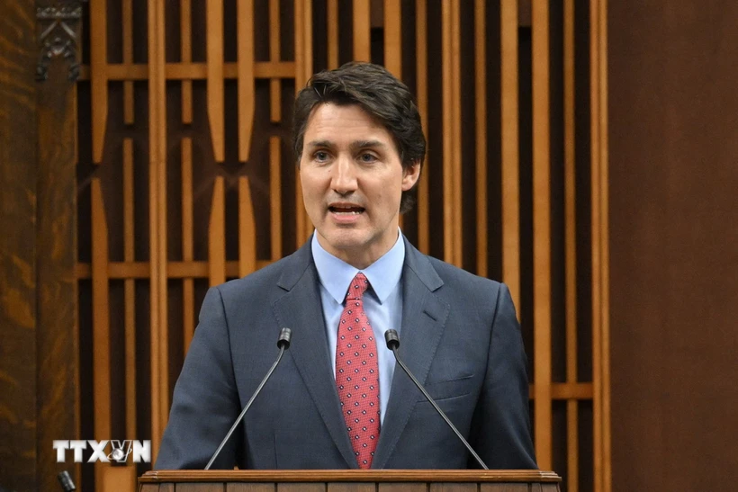 Thủ tướng Canada Justin Trudeau. (Nguồn: AFP/TTXVN)