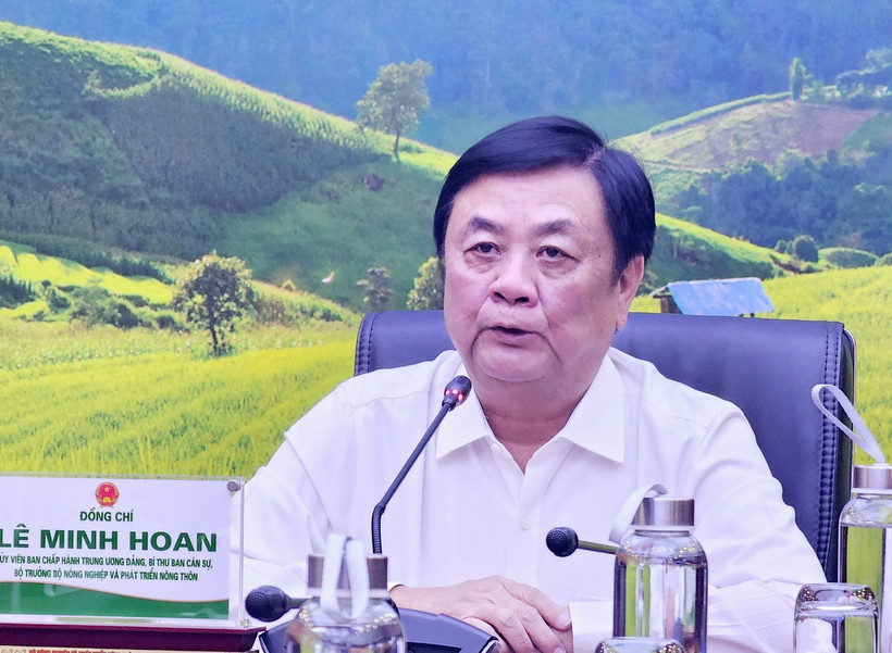 Bộ trưởng Bộ Nông nghiệp và Phát triển Nông thôn Lê Minh Hoan. (Ảnh: TTXVN phát)