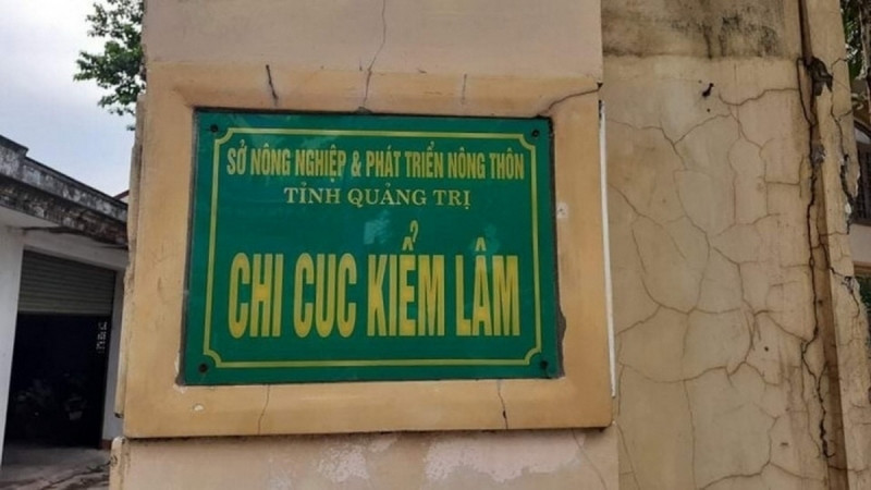 Trụ sở Chi cục Kiểm lâm Quảng Trị. 