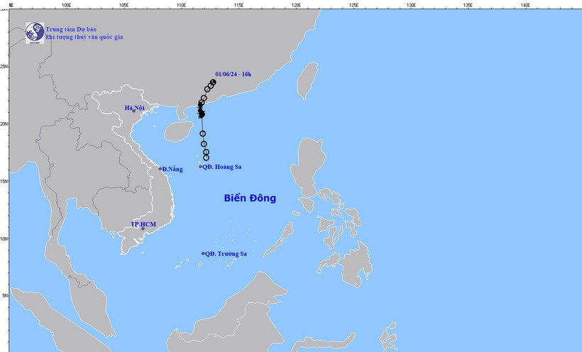 (Nguồn: Trung tâm Dự báo Khí tượng Thủy văn)