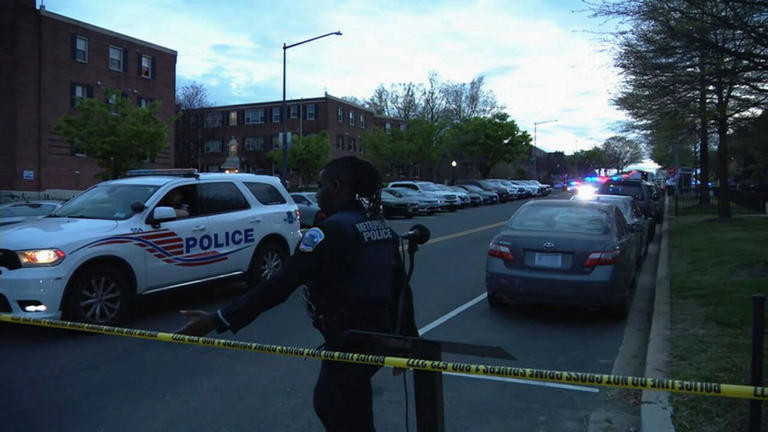 Cảnh sát phong tỏa hiện trường vụ xả súng. (Nguồn: WJLA)