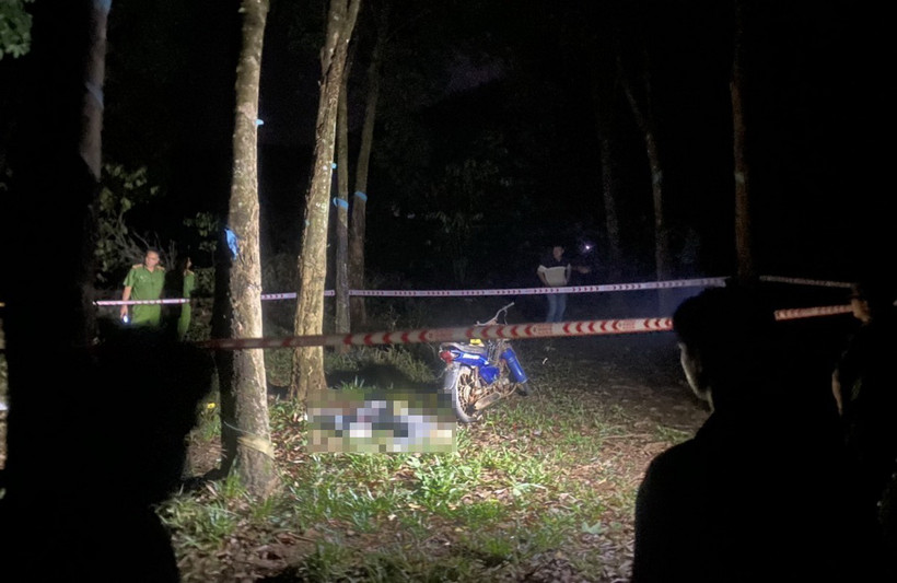 Hiện trường vụ án. (Ảnh: TTXVN phát)