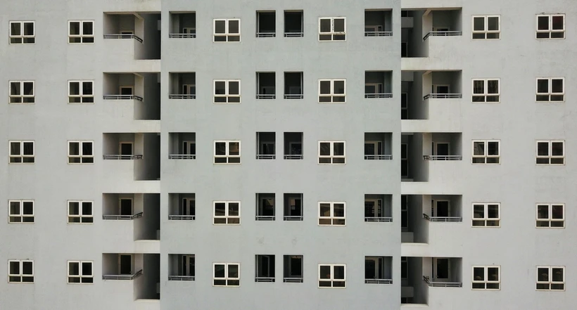 Hà Nội có khoảng 4.000 căn nhà tái định cư đang bị "bỏ hoang." (Ảnh: Thành Đạt/TTXVN)