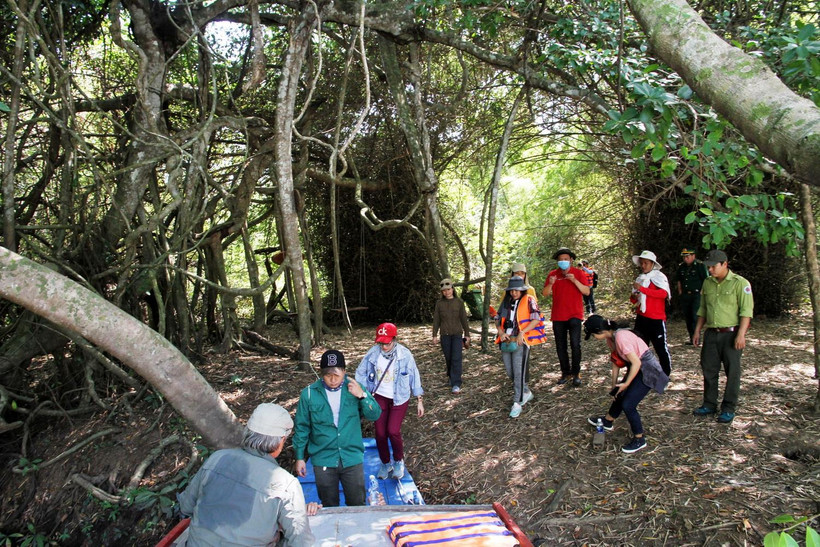 Những hoạt động du lịch dã ngoại như thế này tại Vườn Quốc gia Lò G Xa Mát sẽ tạm dừng. (Ảnh: Lê Đức Hoảnh/TTXVN)