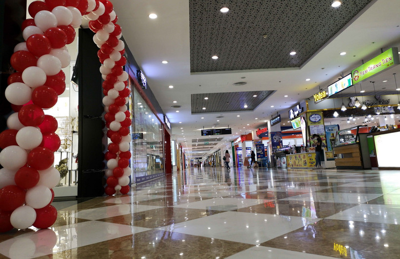 Trung tâm thương mại Vincom Time City. (Ảnh: Thanh Tùng/TTXVN)