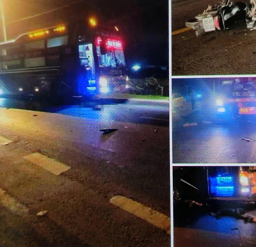 Hiện trường vụ tai nạn.