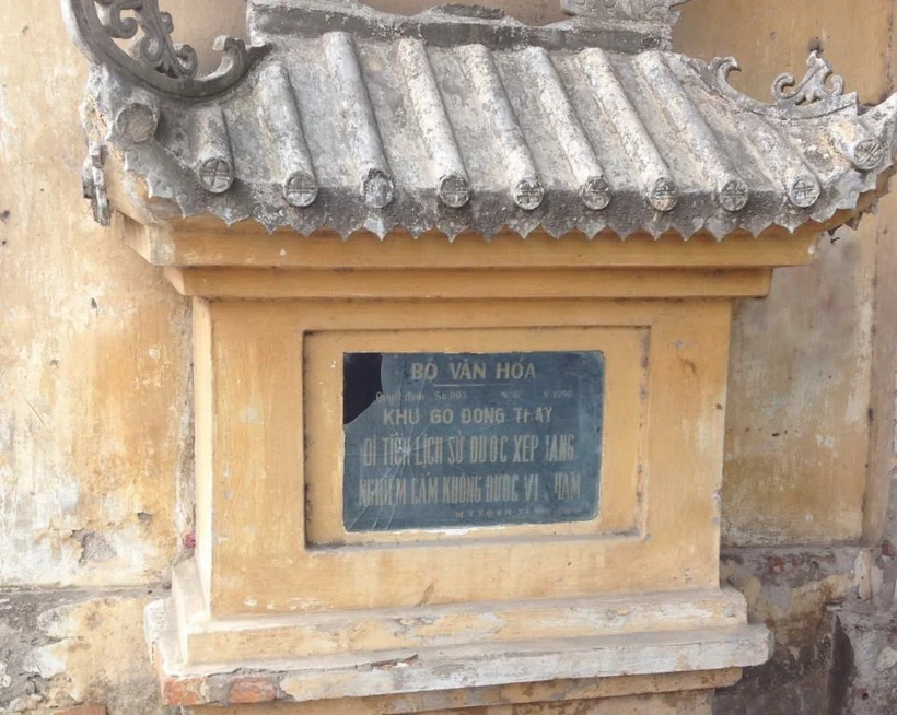 Di tích Lịch sử Gò Đống Thây. (Nguồn: Cổng thông tin Điện tử quận Thanh Xuân)
