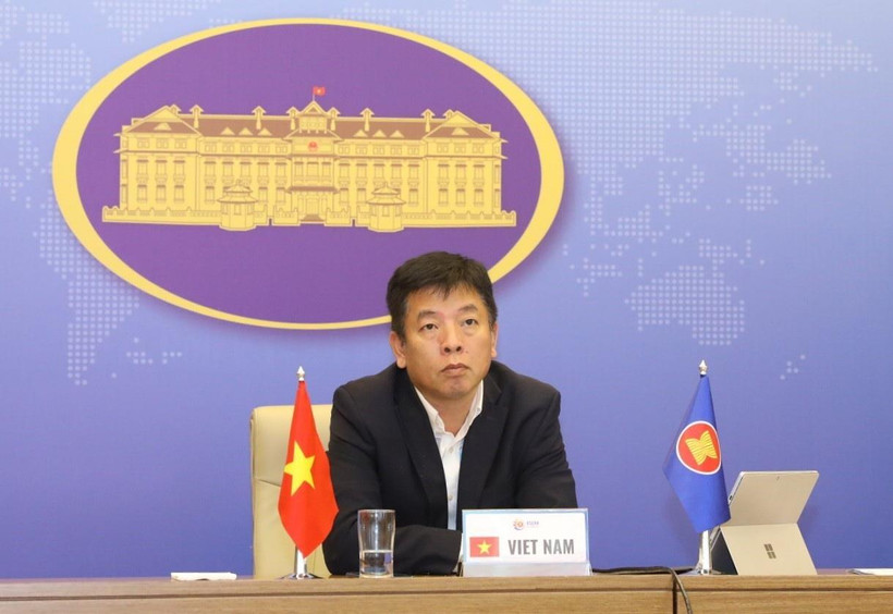 Vụ trưởng Vụ ASEAN Bộ Ngoại giao Vũ Hồ. (Ảnh: Văn Điệp/TTXVN)