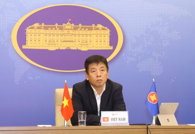 Vụ trưởng Vụ ASEAN Bộ Ngoại giao Vũ Hồ. (Ảnh: Văn Điệp/TTXVN)