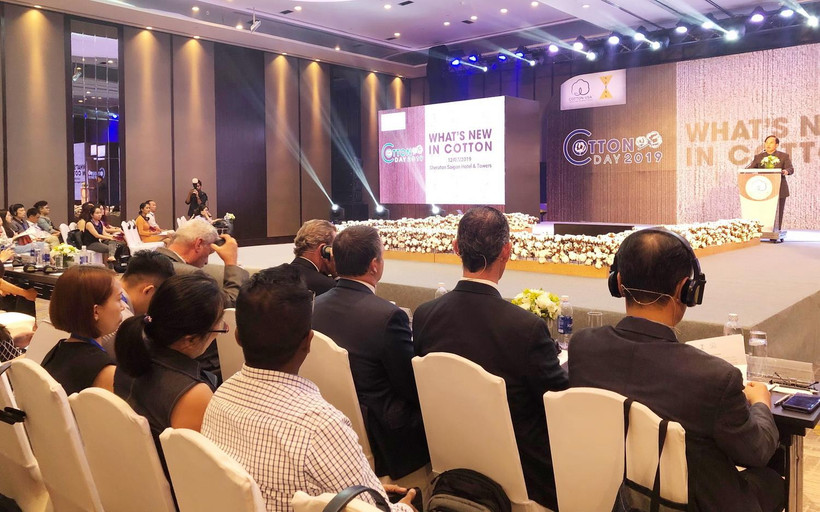 Ngày hội Cotton Day 2019 thu hút sự tham gia của cộng đồng doanh nghiệp trong và ngoài nước. (Ảnh: Mỹ Phương/TTXVN)