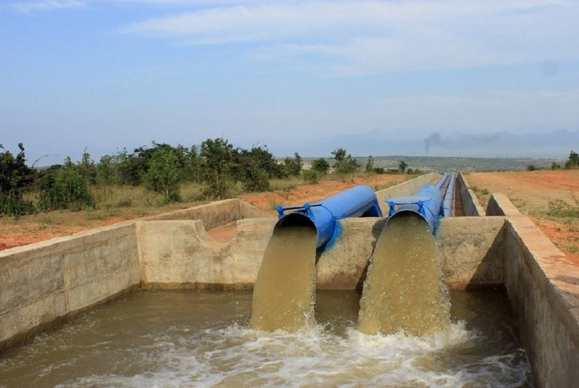 Công trình kiên cố hóa kênh mương hệ thống thủy lợi hồ Núi Đất-Suối Le, huyện Hàm Tân. (Ảnh: Viện Kiểm sát Nhân dân tỉnh bình Thuận)