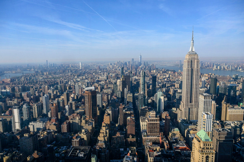 New York (Mỹ) có nền kinh tế lớn nhất so với bất kỳ thành phố nào trên thế giới tính đến nay. (Ảnh: AFP/TTXVN)