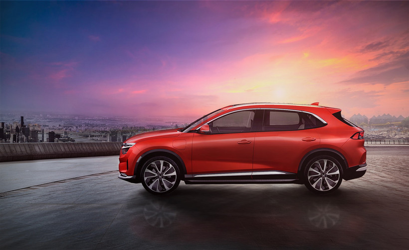 Mẫu ôtô điện thông minh VFe35 của VinFast. (Nguồn: VinFast)