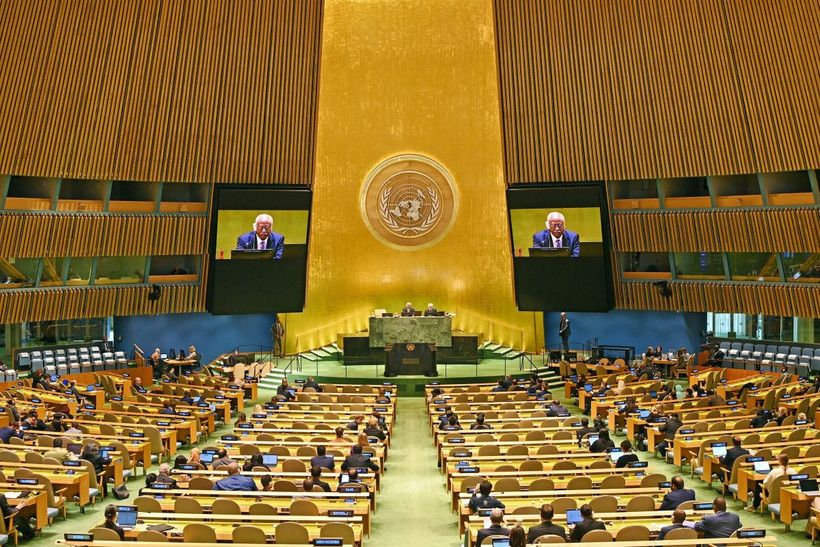 Toàn cảnh phiên họp Đại hội đồng Liên hợp quốc tại New York, Mỹ. (Ảnh: THX/TTXVN)