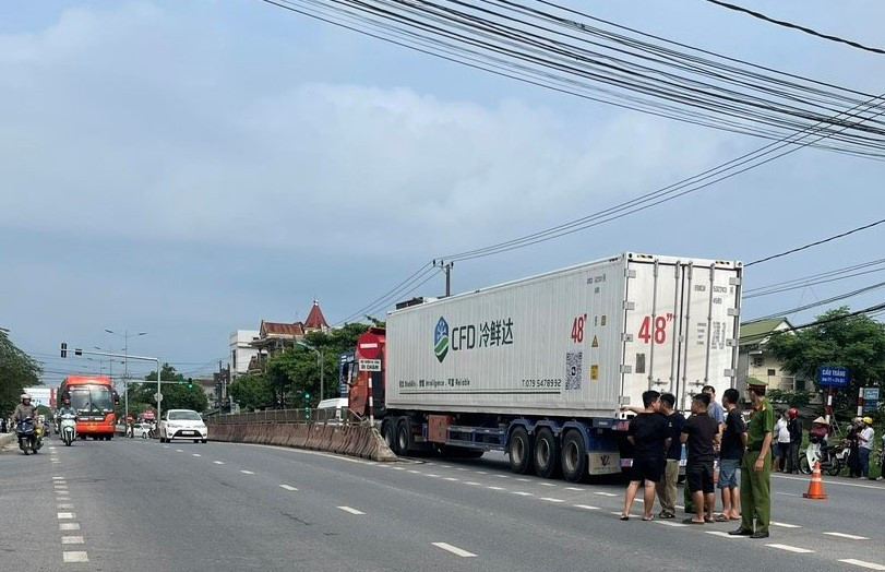 Hiện trường vụ tai nạn. (Nguồn: Báo Quảng Trị)