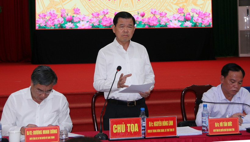 Bí thư Tỉnh ủy Đồng Nai Nguyễn Hồng Lĩnh. (Ảnh: Công Phong/TTXVN)