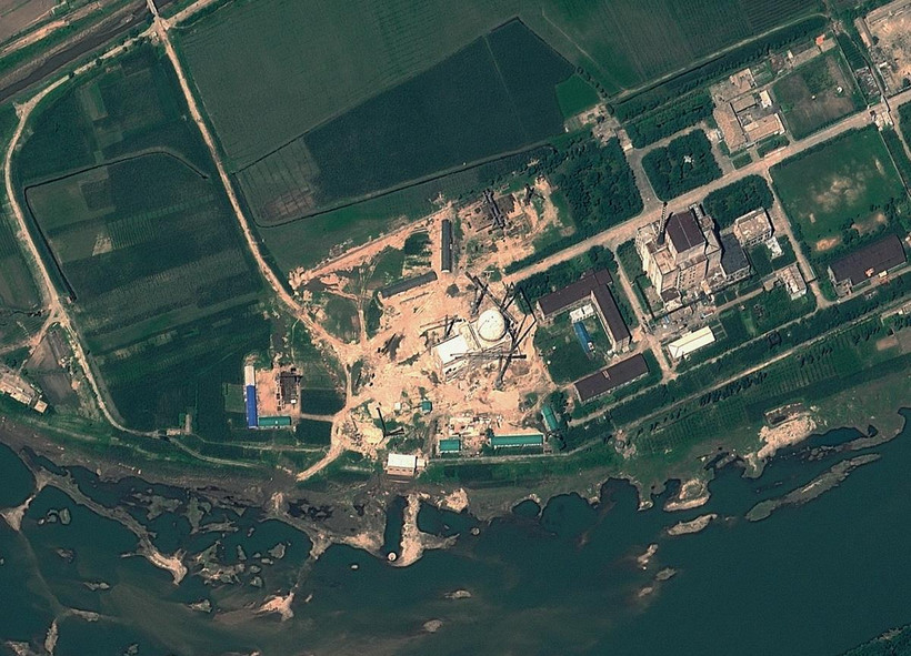 Hình ảnh do vệ tinh GeoEye cung cấp về cơ sở hạt nhân Yongbyon của Triều Tiên. (Ảnh: AFP/TTXVN)