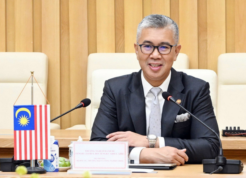 Bộ trưởng Đầu tư, Thương mại và Công nghiệp Malaysia (MITI) Tengku Datuk Seri Utama Zafrul. (Ảnh: Trần Việt/TTXVN)