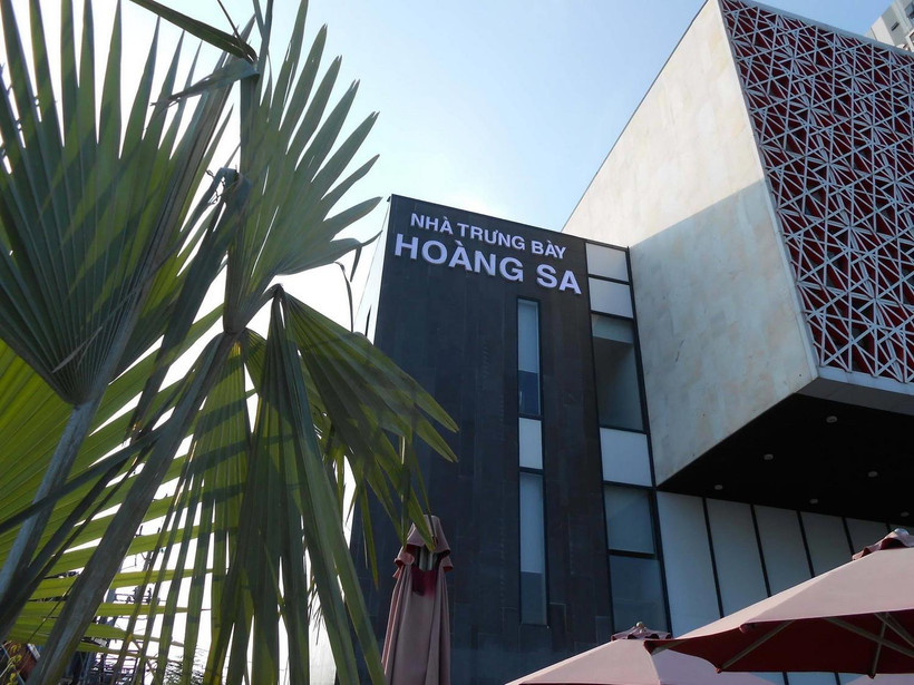 Nhà trưng bày Hoàng Sa tại thành phố Đà Nẵng. (Ảnh: Grigory Trofimchuk/TTXVN phát)