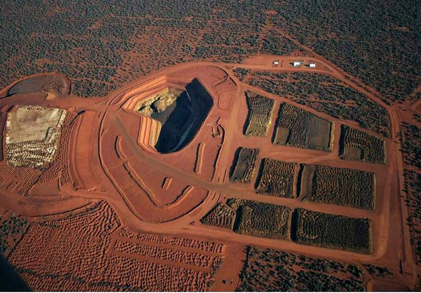 Một mỏ đất hiếm ở miền Tây Australia. (Ảnh: AFP/TTXVN)