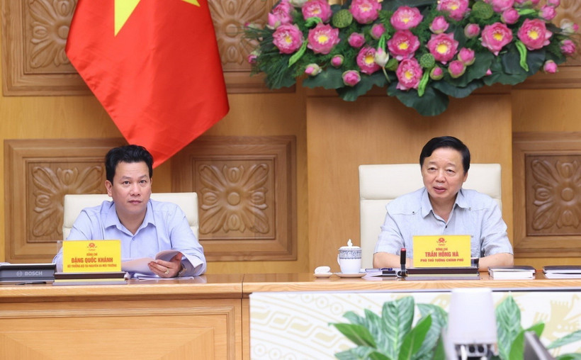 Phó Thủ tướng Trần Hồng Hà chủ trì. (Ảnh: Văn Điệp/TTXVN)