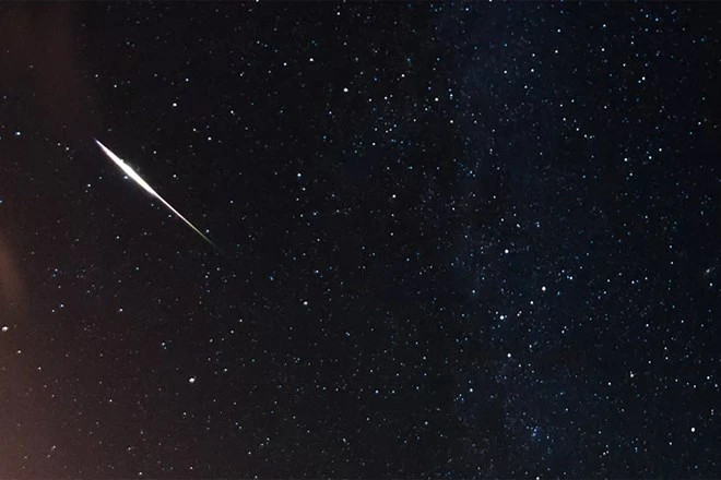 Mưa sao băng. (Ảnh minh họa: Space.com)