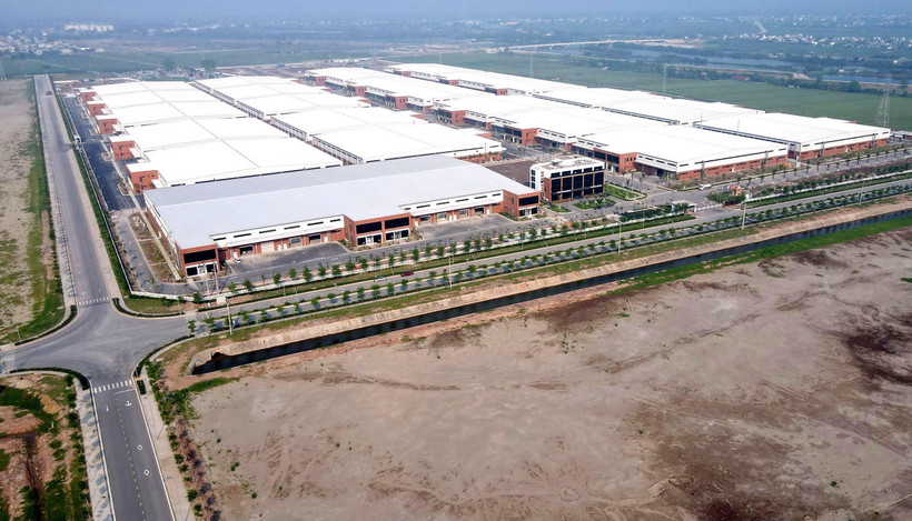 Khu công nghiệp Liên Hà Thái chủ trương ứng dụng công nghệ xanh, sạch. (Ảnh: Thế Duyệt/TTXVN)